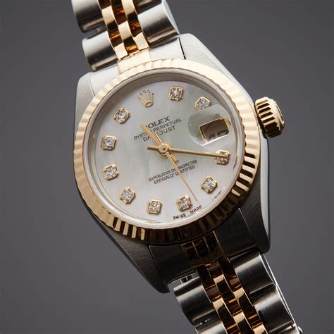 pre-owned rolex datejust ladies watch 69173|Rolex serial number 69173.